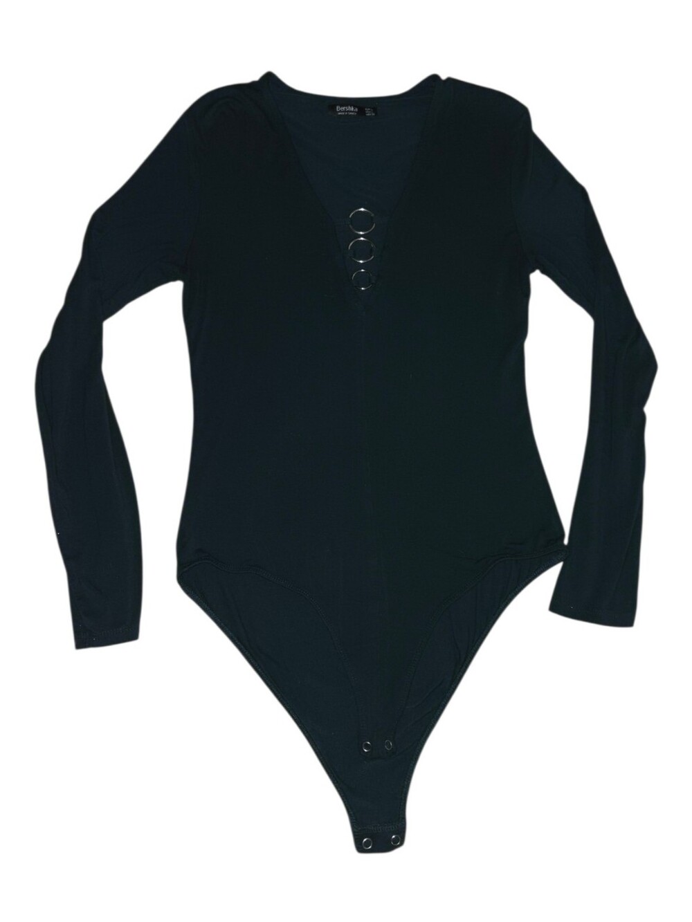 Emerald Green Long Sleeve Snap-Front Bodysuit